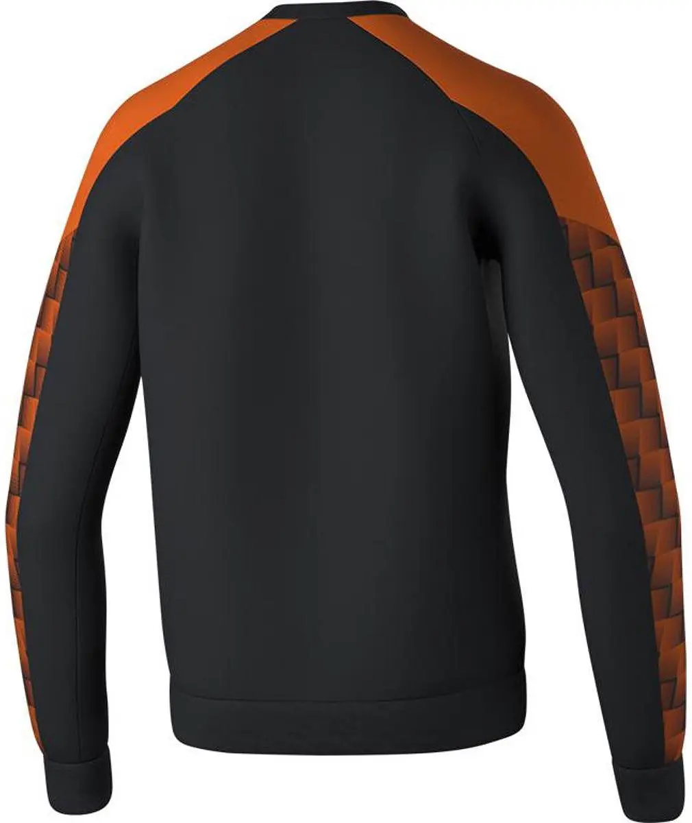 Erima Evo Star Sweatshirt Kinderen 128 - Zwart/Oranje