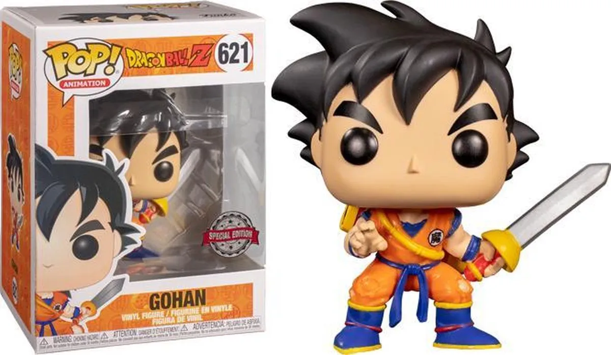 Funko POP! Animation Young Gohan met Zwaard #621 Dragon Ball Z