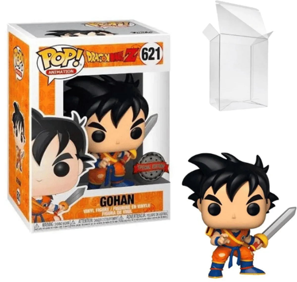 Funko POP! Animation Young Gohan met Zwaard #621 Dragon Ball Z - Multicolor