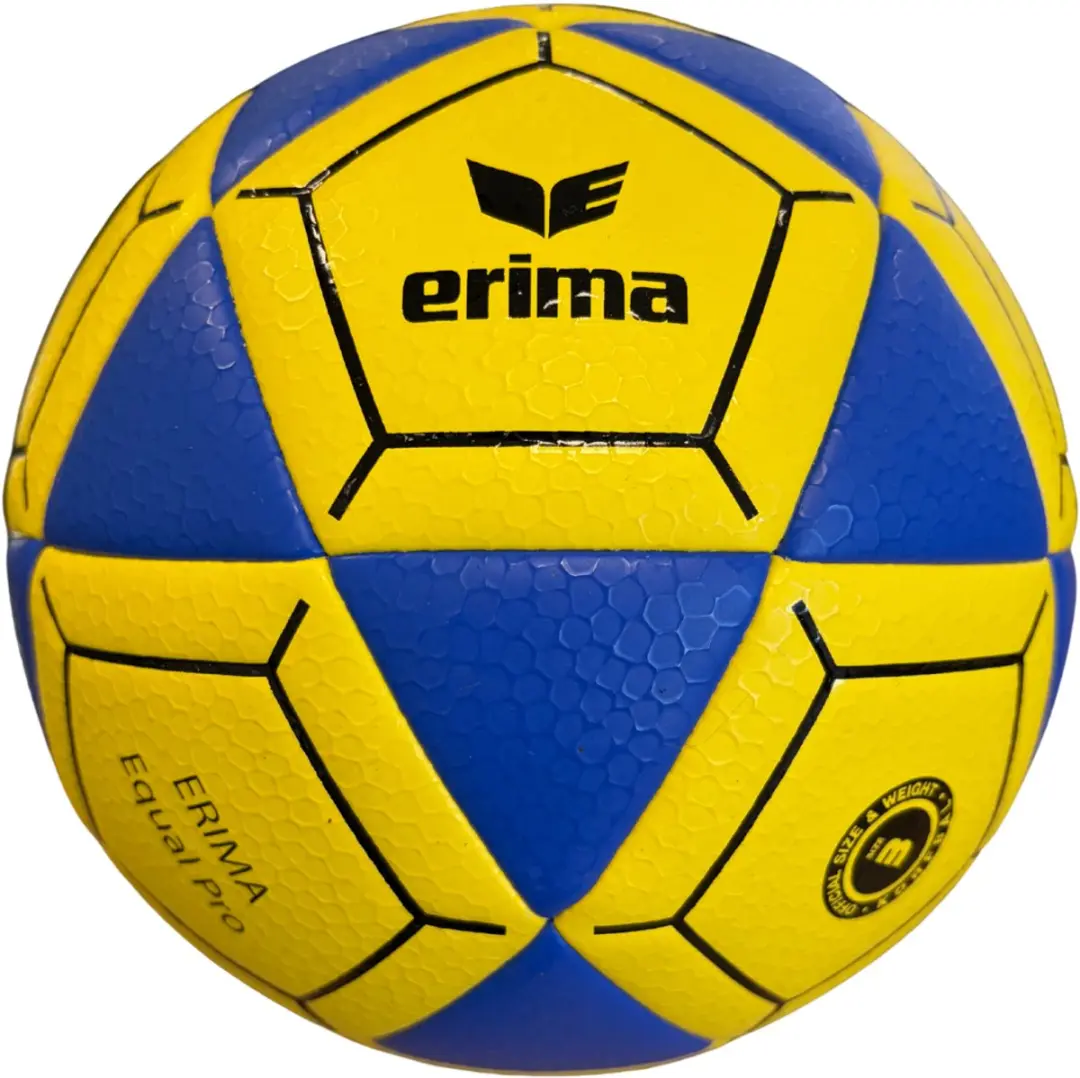 Erima Equal Pro Korfbal Maat 3 - Geel/Blauw/Zwart - afbeelding 2 van 3