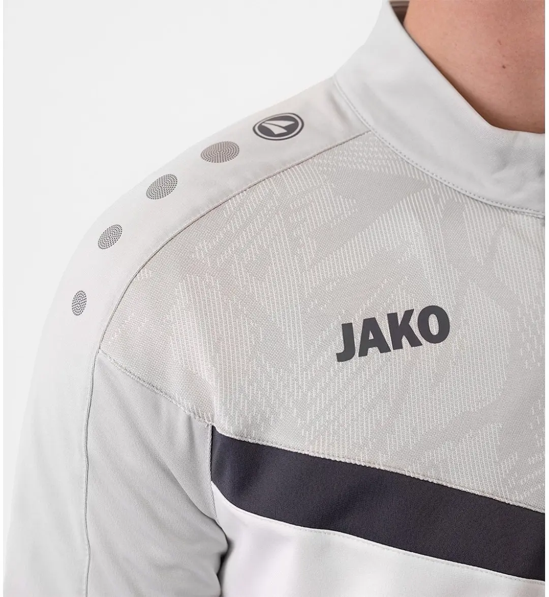 Jako Iconic Polyestervest Heren L - Wit/Zachtgrijs