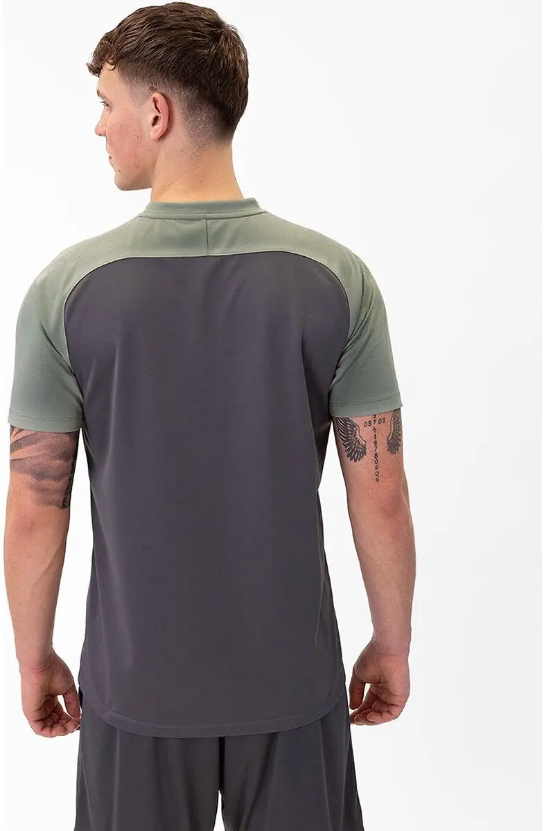 Jako Iconic Polo Heren - Zachtgrijs/Mintgroen/Antra Light 3XL