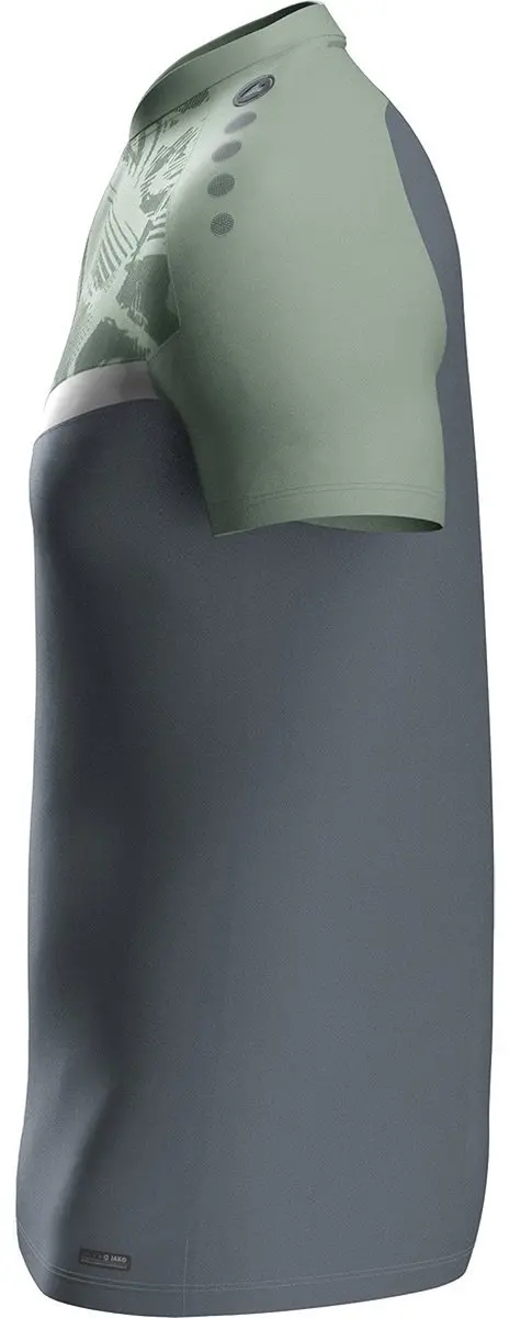 Jako Iconic Polo Heren - Zachtgrijs/Mintgroen/Antra Light 3XL - afbeelding 6 van 6