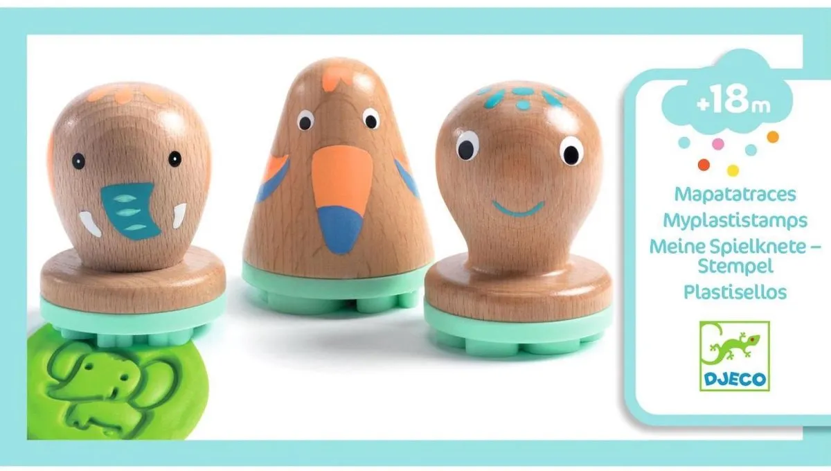 Djeco Myplastistamps - Meerkleurig