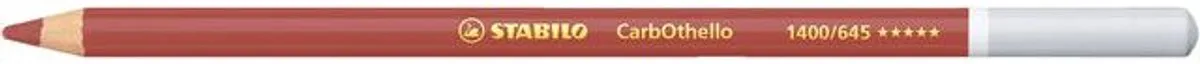 STABILO CarbOthello Kalkpastel Rood - 12 Stuks