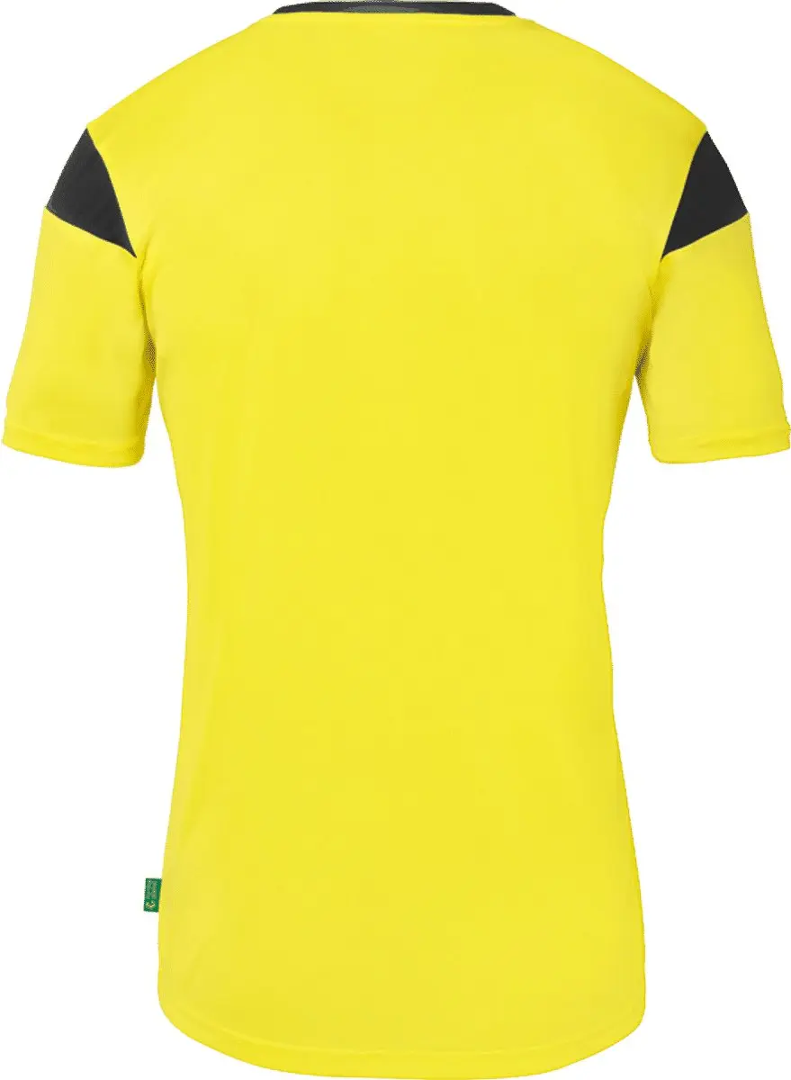 Uhlsport Squad 27 Shirt Korte Mouw Kinderen - 152 Geel/Zwart