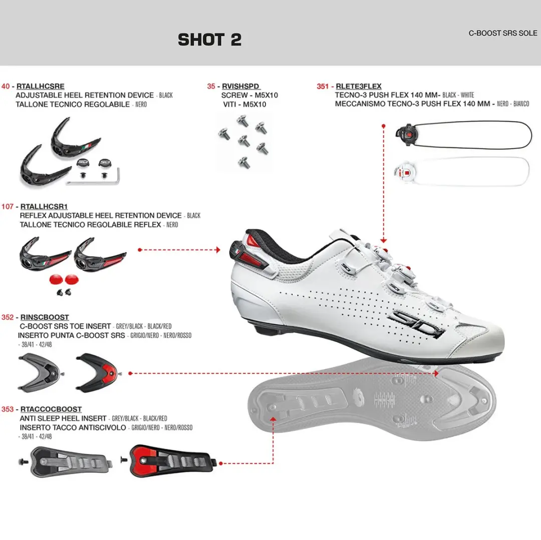 Sidi Shot 2 Raceschoenen - 46 - afbeelding 2 van 2
