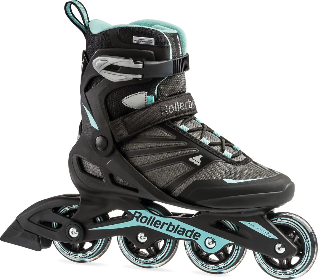 Rollerblade Zetrablade W Inlineskates 80mm - Maat 38.5 - Zwart/Grijs/Blauw - afbeelding 6 van 6