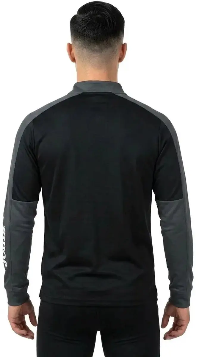 Joma Eco Championship Sweatshirt - Halve Rits - L - Zwart