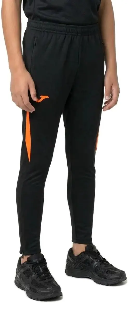 Joma Championship VII Trainingsbroek 128cm - Zwart/Orange