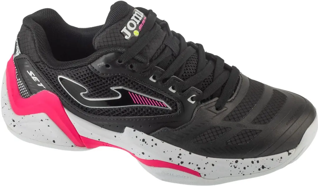 Joma Set Lady 25 TSELW, Vrouwen, Zwart, Tennisschoenen, maat: 37
