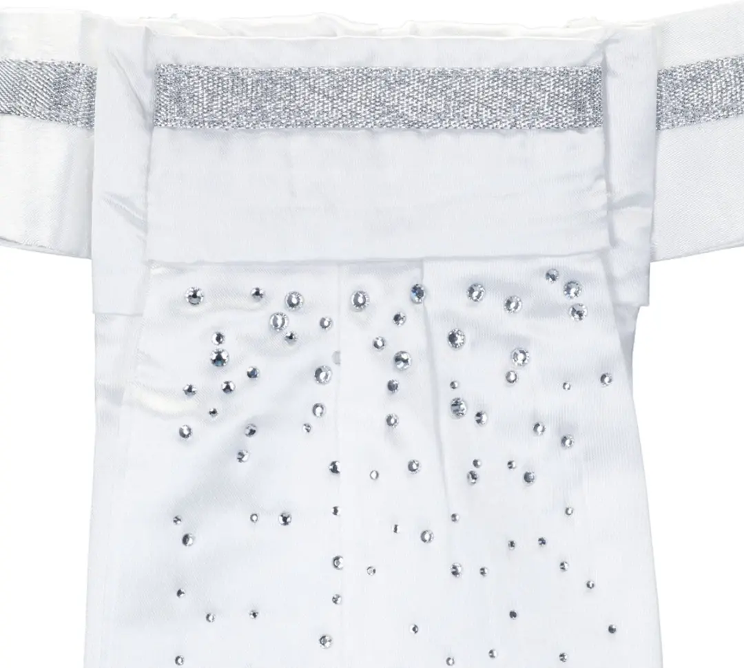 Quur Plastron Quur Qglamour Wit-zilver
