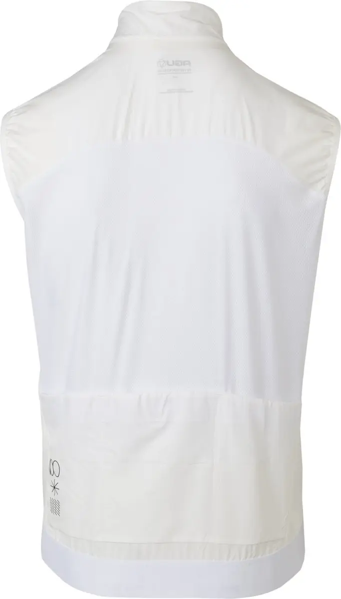 AGU Six6 Undyed Windbody Heren Fietsvest - Wit - XXXL
