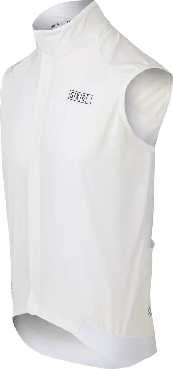 AGU Six6 Undyed Windbody Heren Fietsvest - Wit - XXXL - afbeelding 6 van 6