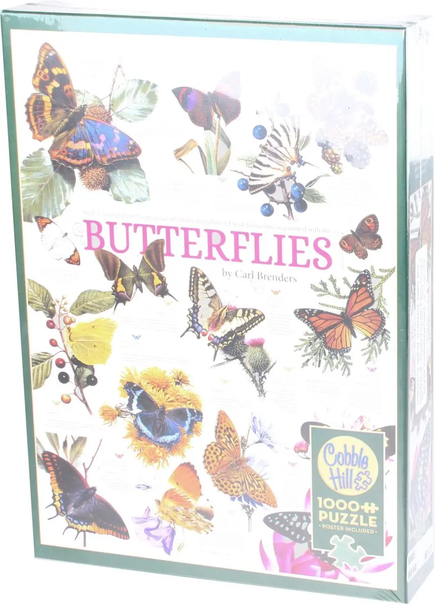 Cobble Hill Butterfly Collection Puzzel 1000 Stuks