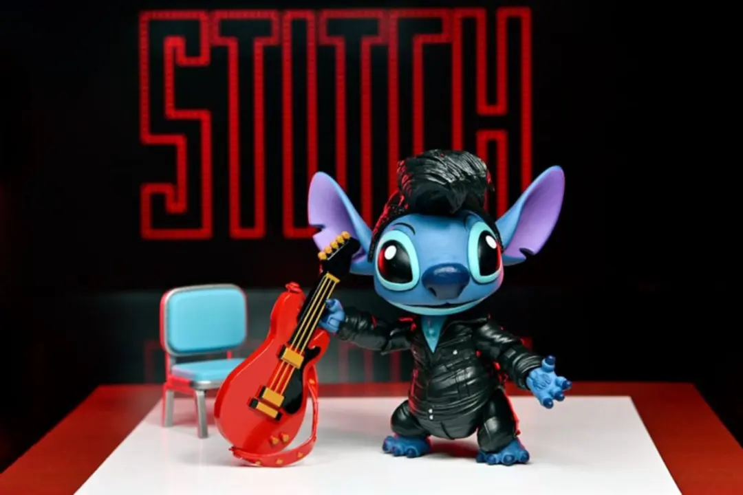 Neca Lilo & Stitch Ultimate Singer Elvis Stitch Action Figuur 7cm - Multi