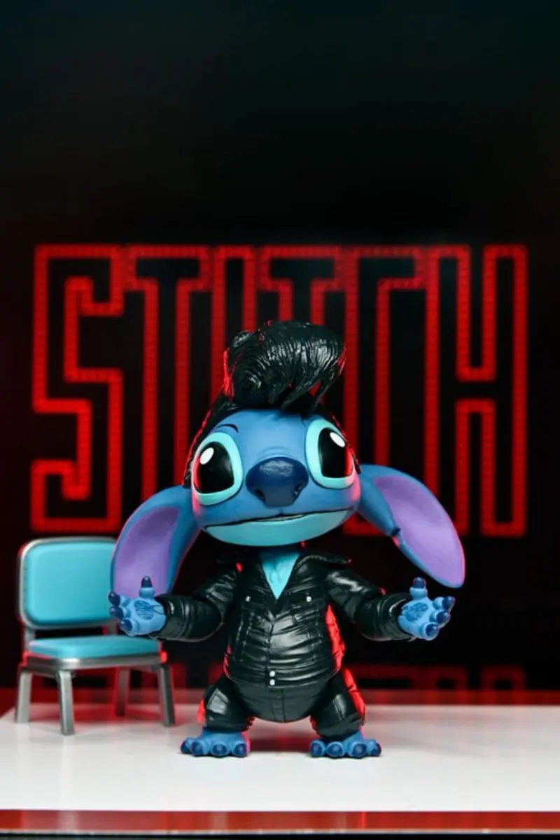 Neca Lilo & Stitch Ultimate Singer Elvis Stitch Action Figuur 7cm - Multi - afbeelding 6 van 6