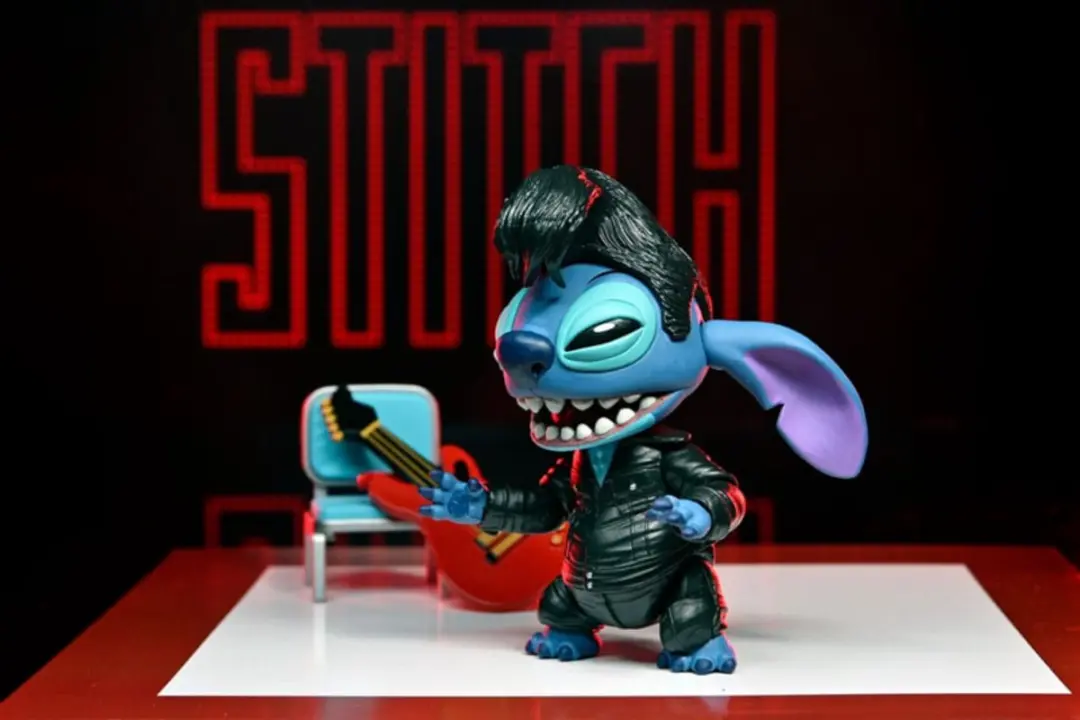 Neca Lilo & Stitch Ultimate Singer Elvis Stitch Action Figuur 7cm - Multi
