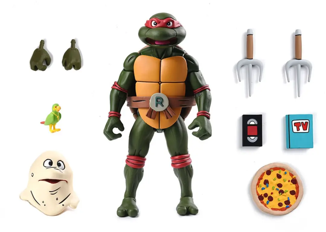 Teenage Mutant Ninja Turtles (Cartoon) Action Figure Ultimate Raphael VHS 18 cm