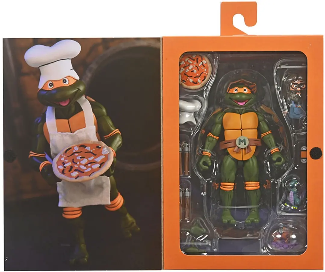 Neca Teenage Mutant Ninja Turtles Ultimate Michelangelo - 18cm - Multicolor - afbeelding 2 van 6