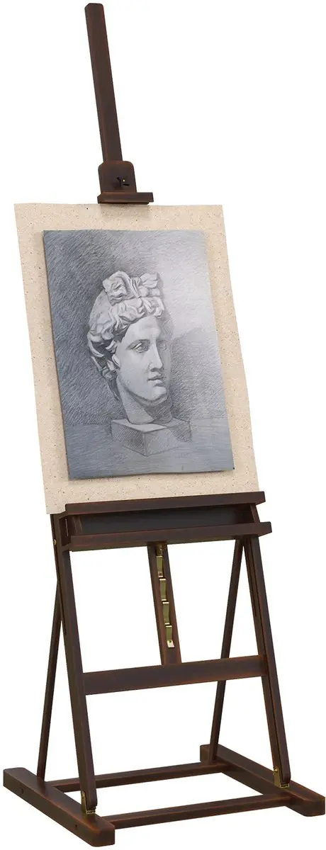 Vinsetto-kunstenaarsezel-beukenhout-53x50,5x230cm-koffie