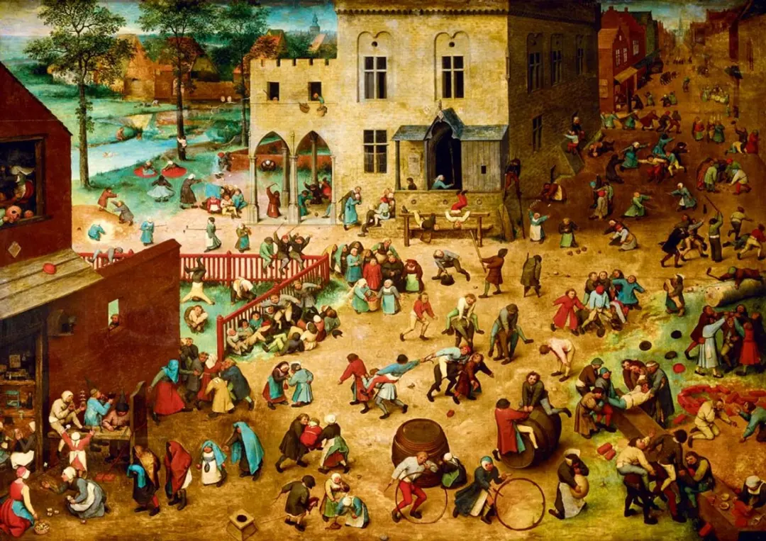 Bluebird Puzzle legpuzzel Pieter Bruegel the Elder Children's Games 1000 stukjes