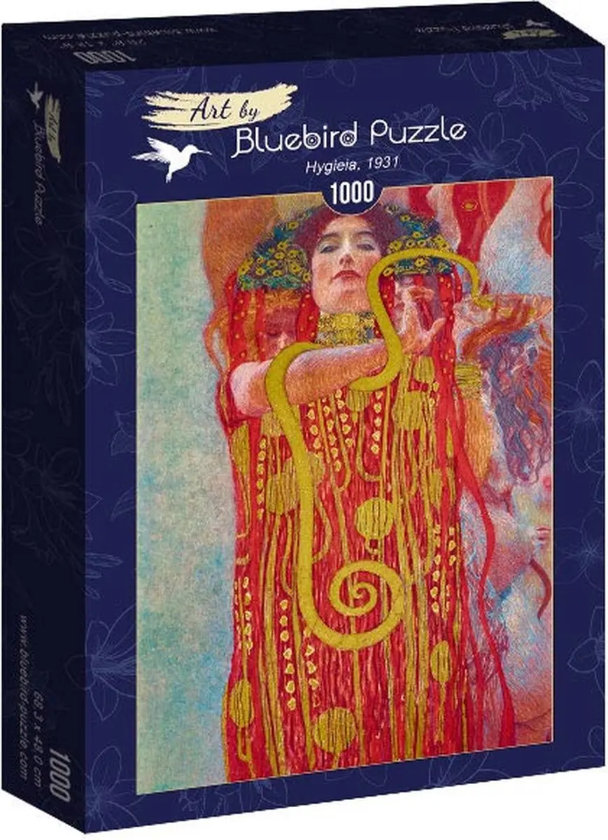 Bluebird Puzzle legpuzzel Gustave Klimt Hygieia 1000 stukjes kunst.