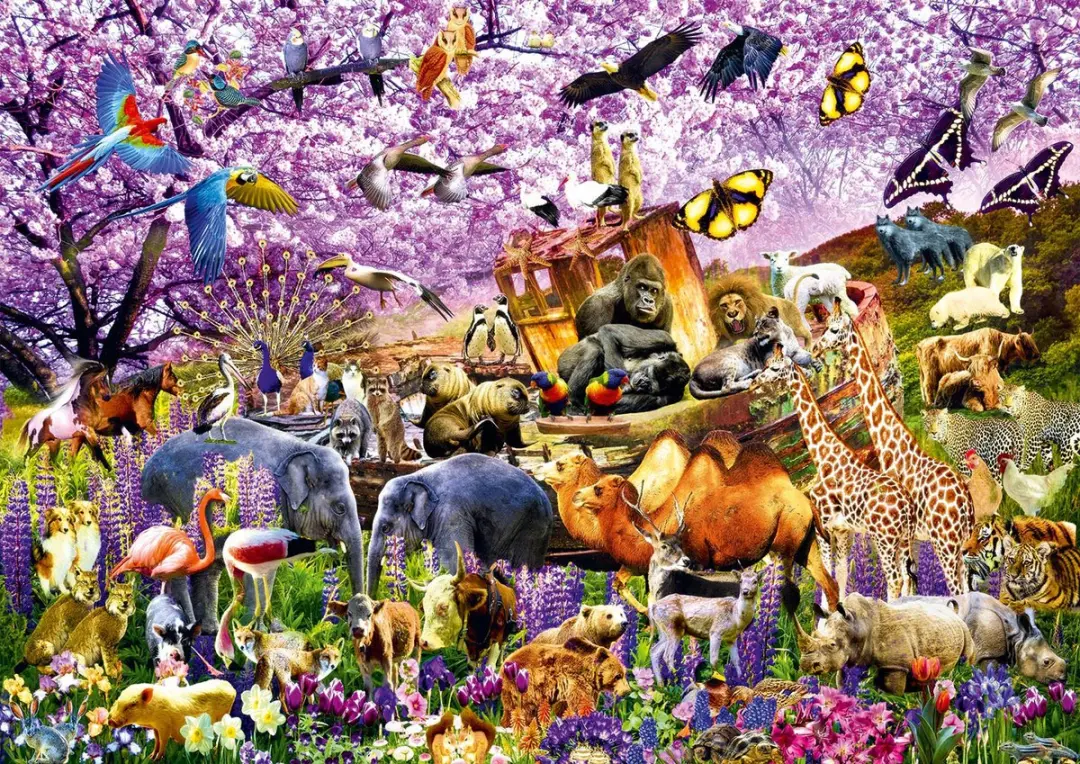 Bluebird Puzzle legpuzzel Two By Two at Noah's Ark