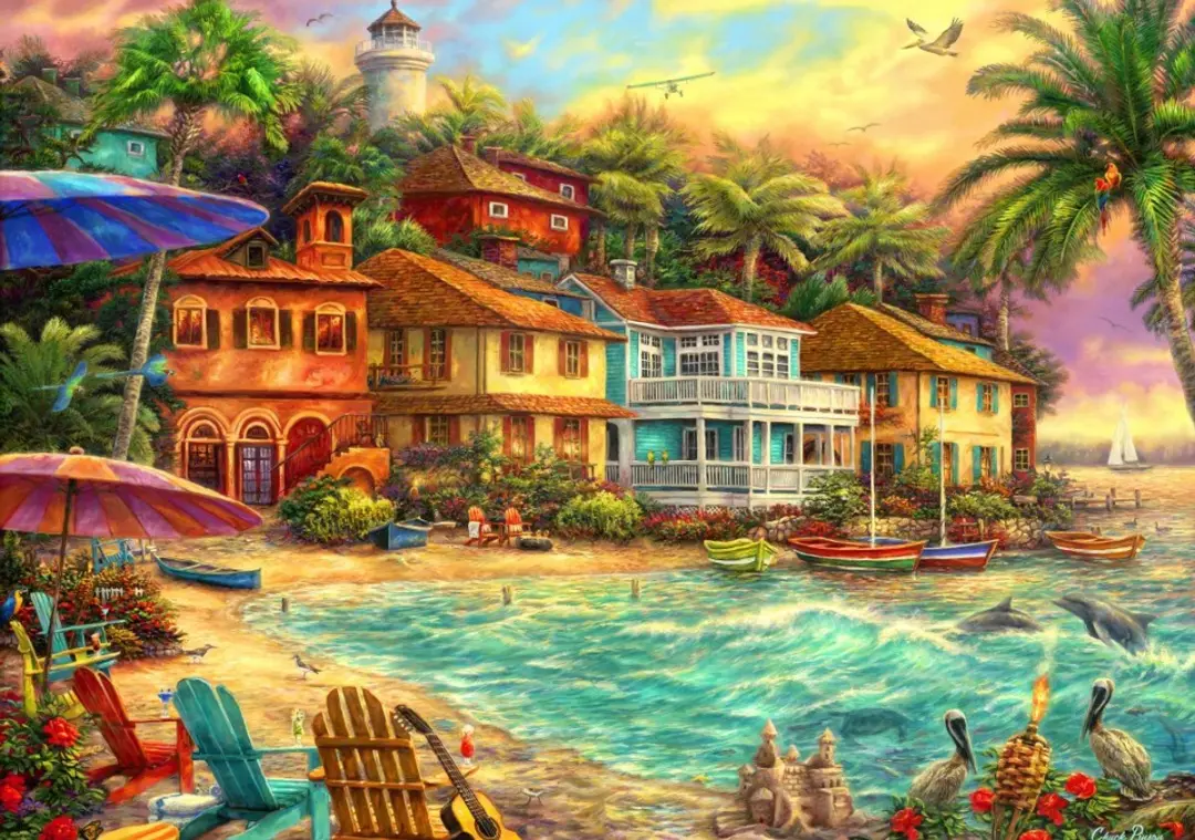 Bluebird Puzzle legpuzzel Island Time