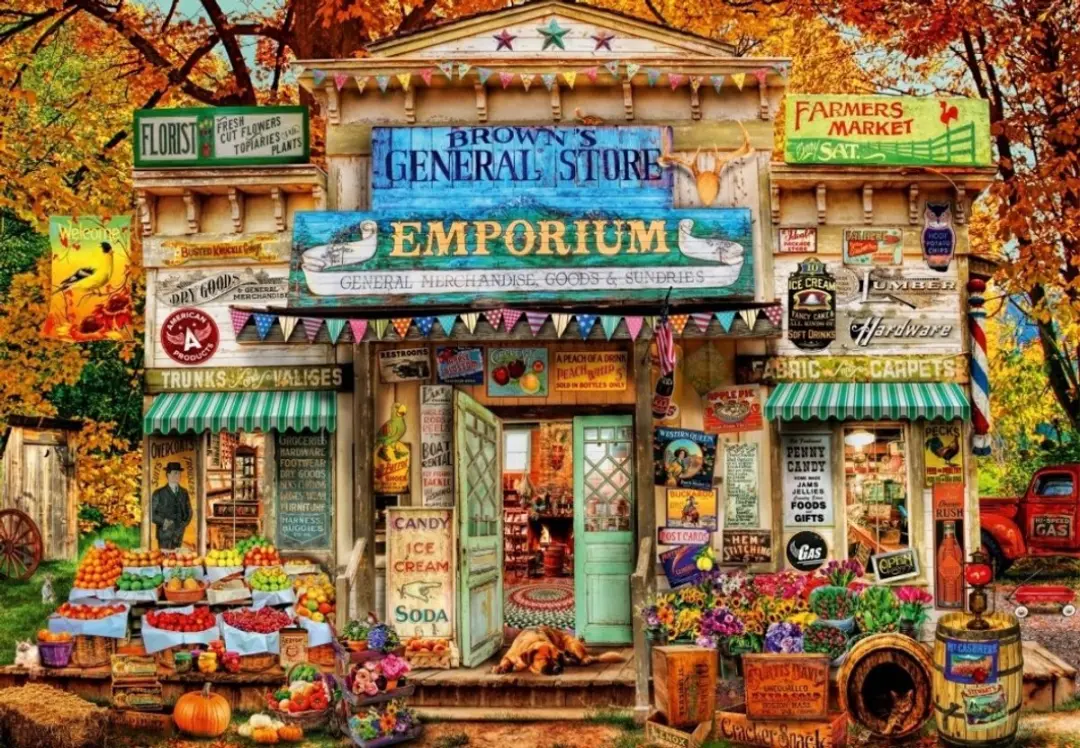 Bluebird Puzzle legpuzzel The General Store