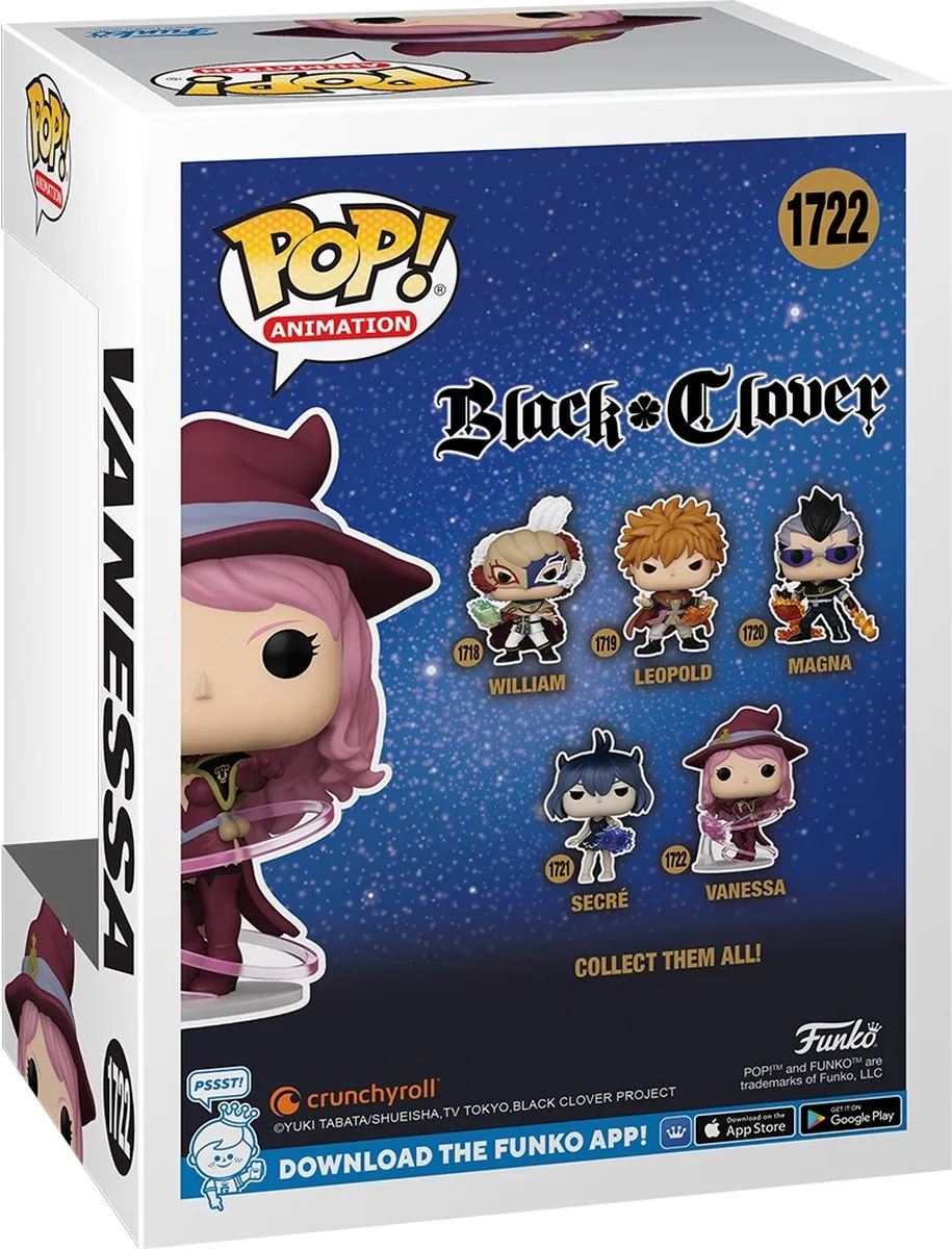 Funko Pop! Black Clover Vanessa #1722 - Veelkleurig
