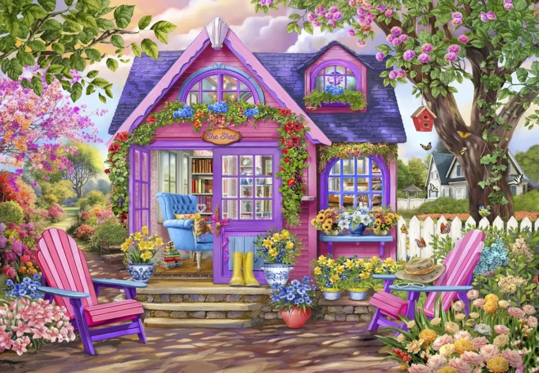 Bluebird Puzzle legpuzzel She Shed