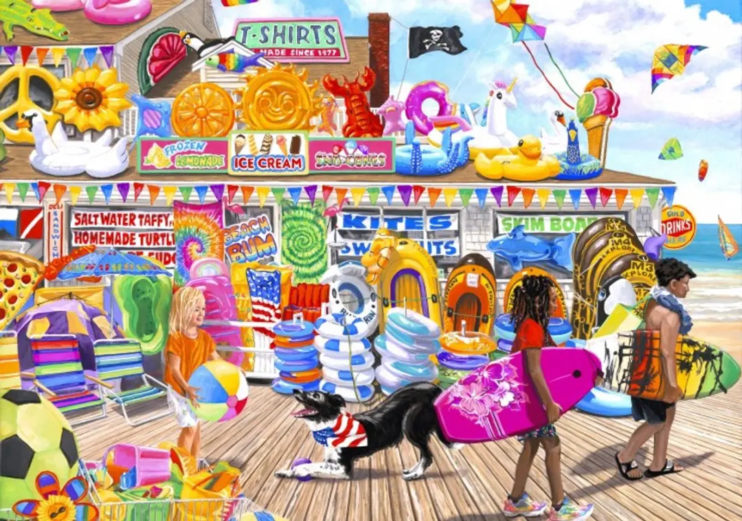 Bluebird Puzzle legpuzzel Beach Shop