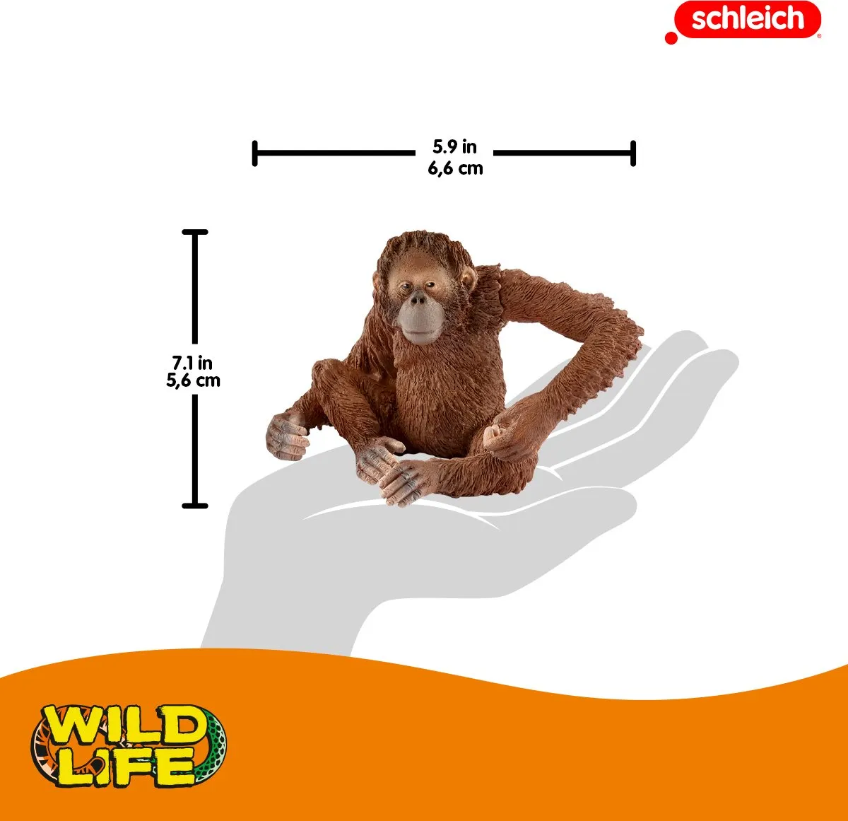 Schleich Orang-oetanvrouwtje Speelfiguur 14775