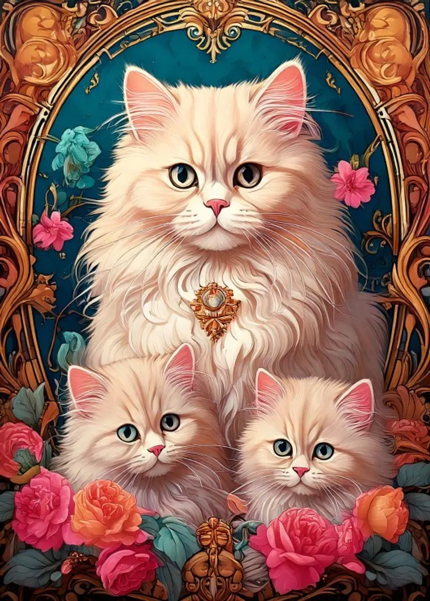 Bluebird Puzzle katten puzzel The Cat Trio