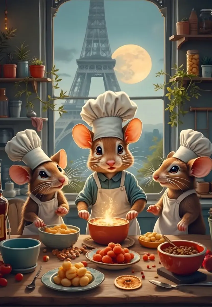 Bluebird Puzzle legpuzzel Little Chefs of Paris