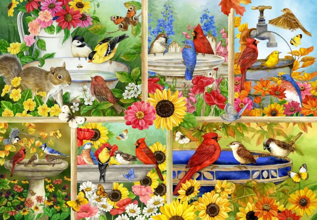 Bluebird Puzzle legpuzzel Feathers and Company