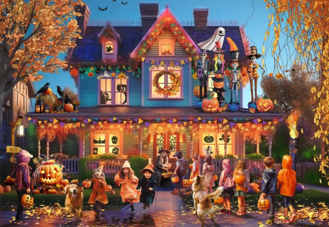 Bluebird Puzzle Halloween