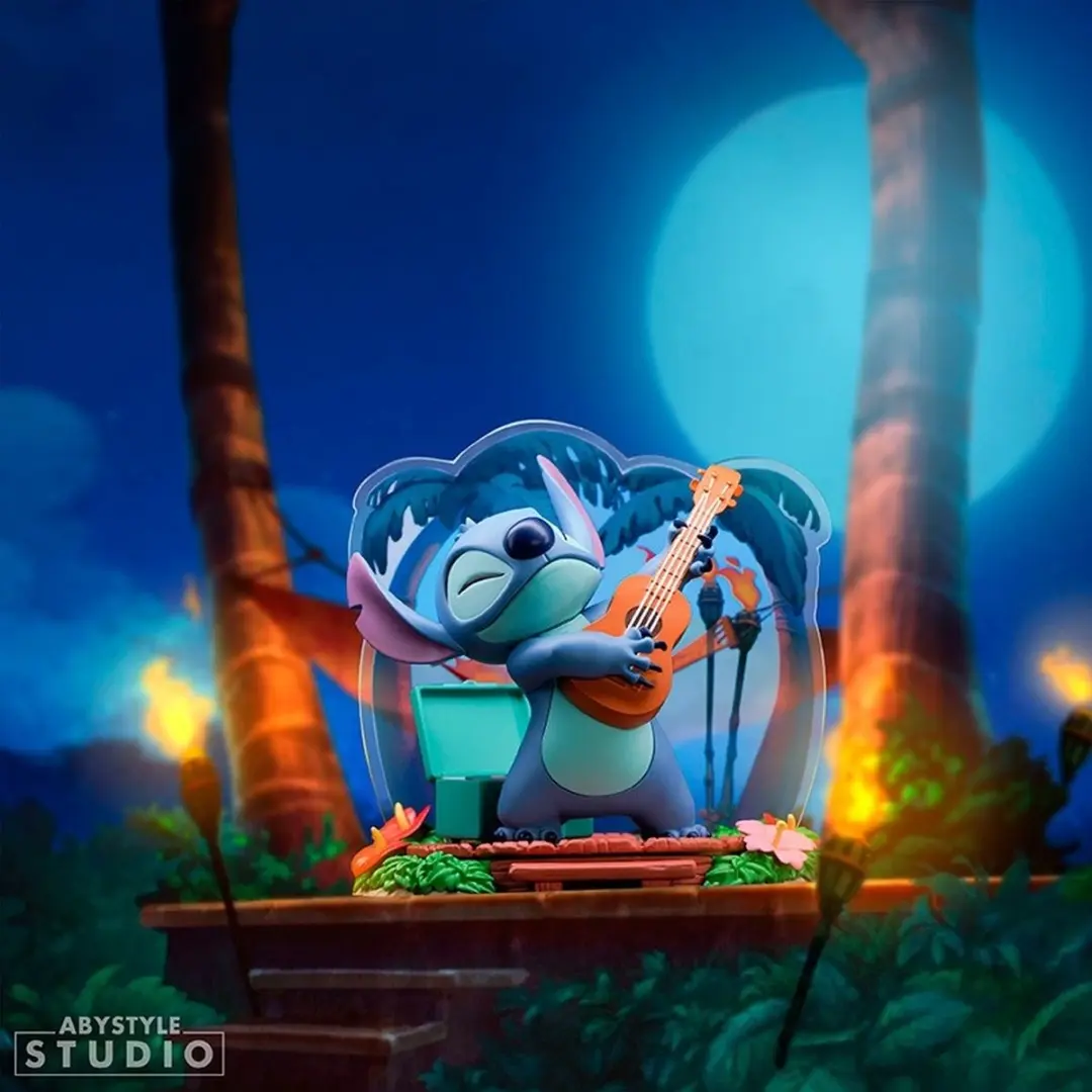Lilo & Stitch Stitch Gitarre ABYFIG138 Verzamelfiguur - Standard - afbeelding 6 van 6
