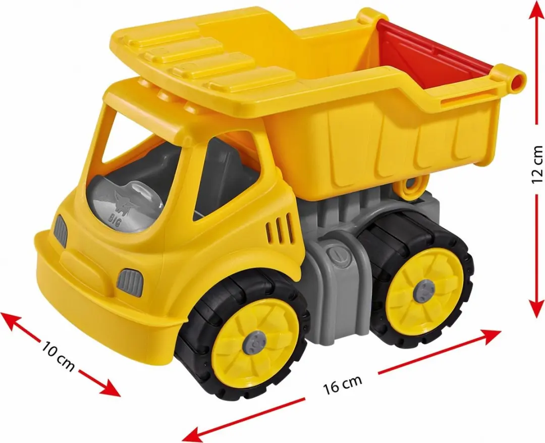 BIG Power Worker Mini Dumper 800055801 - Geel - afbeelding 2 van 6