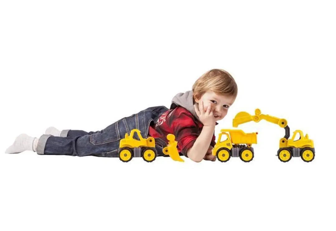 BIG Power Worker Mini Dumper 800055801 - Geel - afbeelding 4 van 6