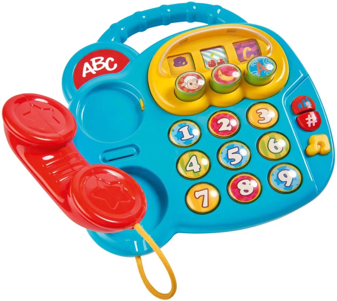 Simba ABC Colorful Telefoon 104010016 - Meerkleurig - afbeelding 2 van 3