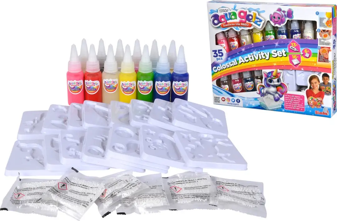 Simba Aqua Gelz Colossal Set - 13 Stuks Meerkleurig