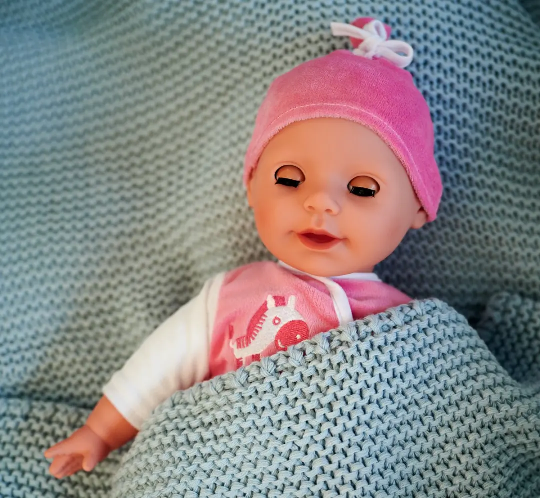 Simba Laura Pop met Baby Praatjes - 3x AA - afbeelding 5 van 6