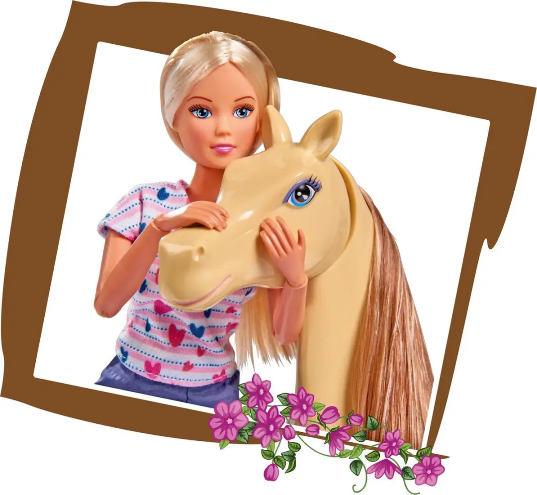 Simba Steffi Love Riding Trip Pop 29cm - Bruin - afbeelding 6 van 6