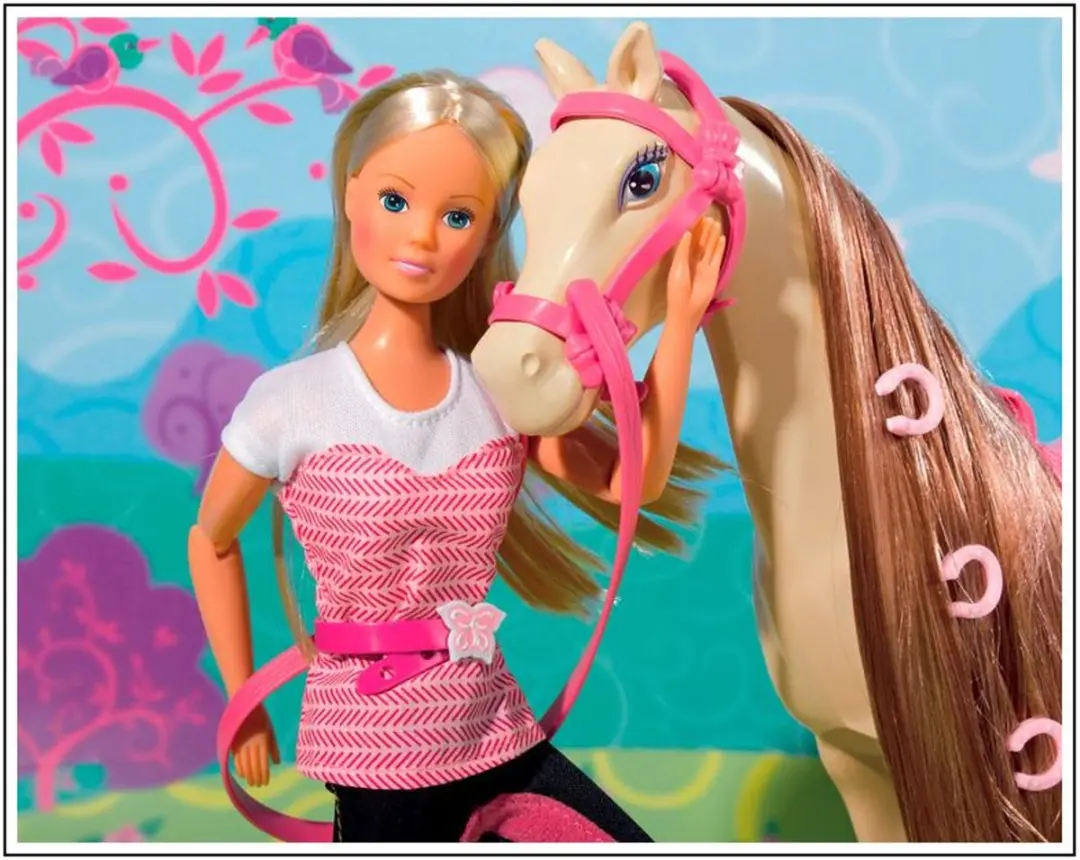 Simba Steffi Love Riding Trip Pop 29cm - Bruin - afbeelding 2 van 6