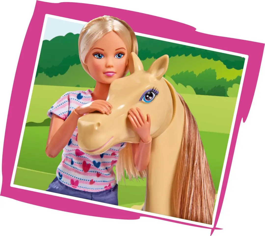 Simba Steffi Love Riding Trip Pop 29cm - Bruin - afbeelding 5 van 6