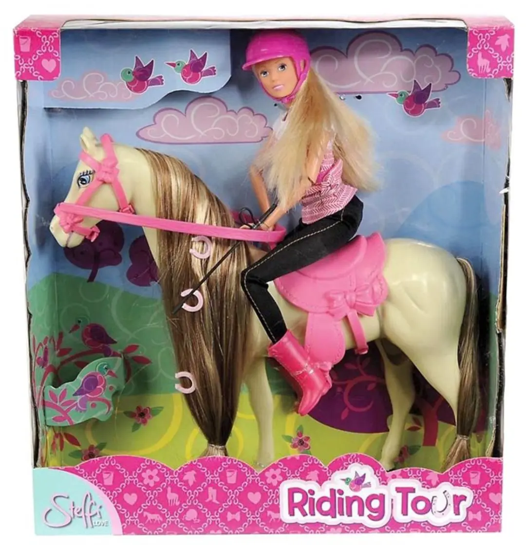 Simba Steffi Love Riding Trip Pop 29cm - Bruin - afbeelding 3 van 6