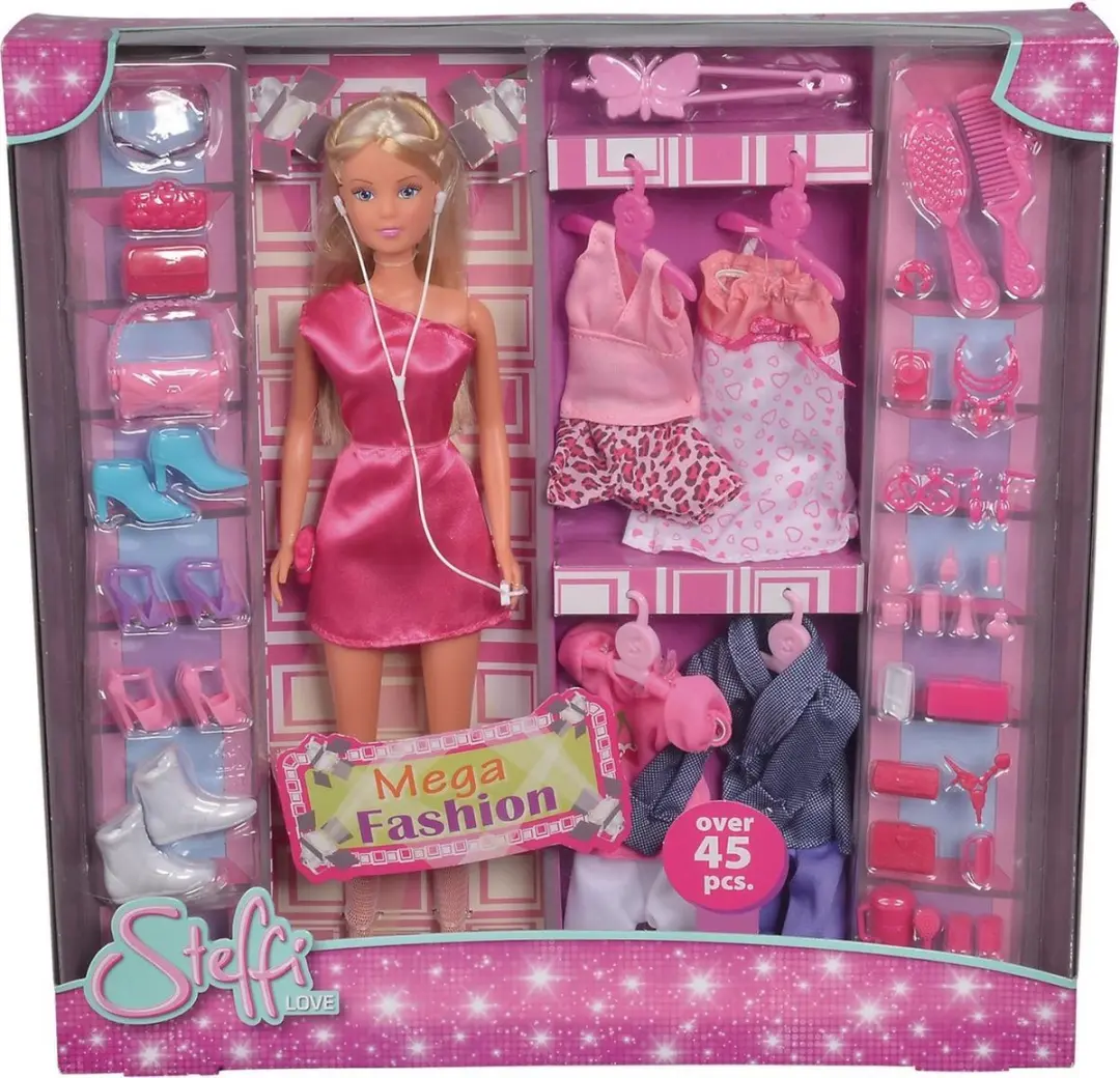 Simba Steffi Love SL Mega Fashion Pop - Roze - afbeelding 4 van 6