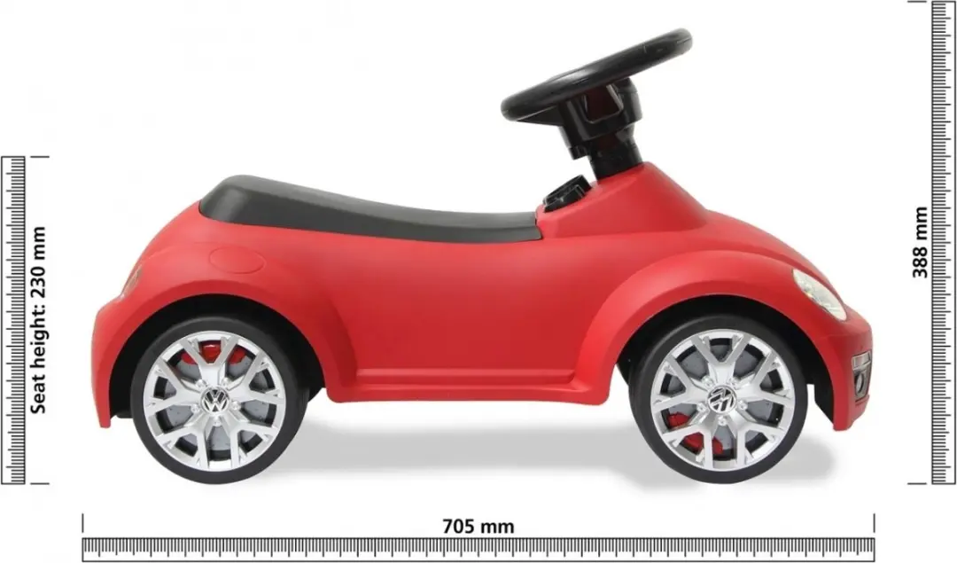 Jamara Volkswagen Kever Loopauto - Rood